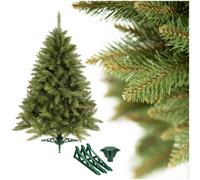 Árbol de Navidad artificial Springos, 150 cm, estilo abeto escandinavo, con base