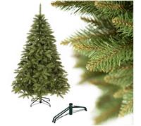 Árbol de Navidad artificial Springos, 180 cm, estilo abeto escandinavo, con base de metal