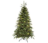 Árbol de Navidad artificial Springos® de 180 cm – Denso, con aspecto de abeto natural de alta calidad | Árbol de Navidad realista que incluye una base de metal resistente