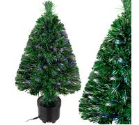 Árbol de navidad con luz 66cm fibra óptica