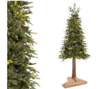 Árbol de Navidad natural, especie "Smrk", con tronco, de 220 cm de altura