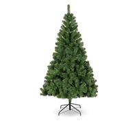 Arbol de Navidad con Nieve, Tipo Acebo Muy Frontoso Nevado, de 150cm con 442 Ramas, 180cm con 727 Ramas, 210cm con 1065 Ramas 150cm - 442 branches