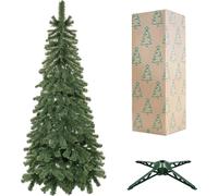 Árbol de Navidad SPRINGOS, abeto, pino, 180 cm, artificial, con aspecto natural, árbol de Navidad que incluye soporte
