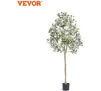 Árbol de olivo artificial - 155 cm - Fabricado en polietileno (PE) - Detalles realistas - Sin necesidad de mantenimiento - Incluye maceta