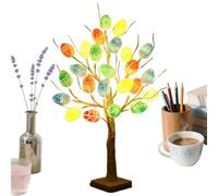 Árbol de Pascua con huevos | Pieza maestra LED con ramas flexibles, 60 cm de Pascua Alimentados por pila y por USB | para la oficina, el salón, la casa, la chimenea, las y la