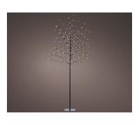 Árbol iluminado exterior 160 leds luz cálida ø70 cm x 1,80 m