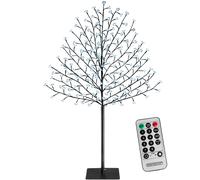 Árbol LED tipo cerezo 200 luces blanco frío 180cm mando distancia