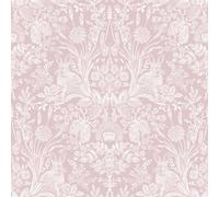 Papel Tapiz Damasco Woodland Harlen Rosa Apagado - Holden 90161