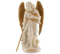 Arcángel Jophiel, Ángel de la Belleza, miniatura, piedra artificial, pintado a mano con pintura dorada, colección Veronese, 708-78193