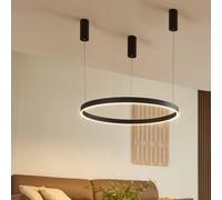 Arcchio Answin lámpara colgante LED 70,4 W negro