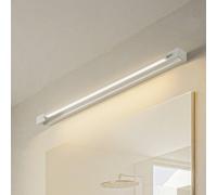Arcchio Aplique de pared LED Jora, 90 cm, blanco, orientable, IP44