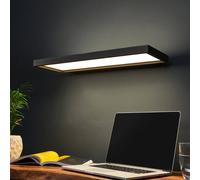Arcchio Aplique LED de oficina Rick negro blanco universal