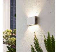 Arcchio Aplique LED para exterior Karline, 1060 lm, acero inoxidable, IP65