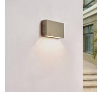 Arcchio Aplique LED para exterior Karline, 530 lm, acero inoxidable, IP65