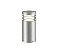 Arcchio baliza de jardín en acero inoxidable, luz camino exterior | lámpara de jardín ip44 protección contra salpicaduras, e27, h: 22.8 cm, moderno, acero inoxidable para terraza