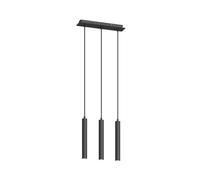 Arcchio Bombillas LED lámpara colgante en negro, luminaria suspendida | 3 fuentes de luz, moderno, 2700 k blanco cálido para sala de estar, salón, comedor