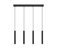 Arcchio Bombillas LED lámpara colgante en negro, luminaria suspendida | 4 fuentes de luz, moderno, 3000 k blanco cálido para sala de estar, salón, cocina, comedor