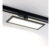 Arcchio Hairis panel LED trifásico, 30 cm, negro, 4000 K