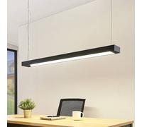 Arcchio lámpara colgante LED Cuna, negro, 122cm, metal