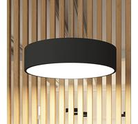 Arcchio lámpara colgante LED Noabelle, negra, 40 cm, metal
