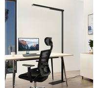 Arcchio lámpara de pie LED para oficina Tamilo, negro, metal, 194cm
