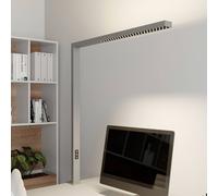 Arcchio lámpara de pinza LED Jolinda, plata, metal, atenuable