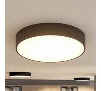 Arcchio Lámpara LED de techo Noabelle, Ø 60 cm, negra, metal