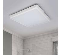 Arcchio plafón LED Augustin, 40 x 40 cm, blanco, IP54