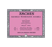 Unbekannt Arches 1795076 Bloc para Acuarelas, Madera, Color Blanco, 61 x 46 x 1 cm