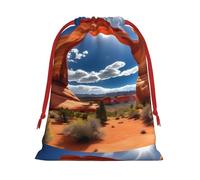 Arches National Park - Bolsa de regalo con cordón de impresión estándar para fiestas, cumpleaños, almacenamiento diario, oficina, decoración del hogar