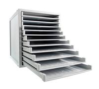 ARCHISYSTEM Modulo 11 Bandejas Gris