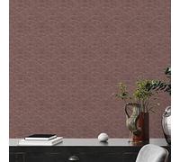 Architects Paper Arcade 391743 - Papel pintado (10,05 m x 0,53 m), color dorado y rojo