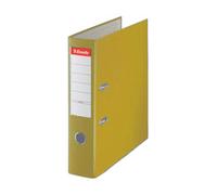Archivador A-Z ESSELTE Nº 1 Plástico PP Amarillo, Folio Ancho 75 mm.