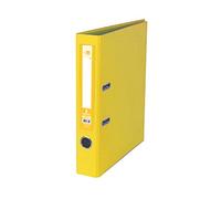 Archivador de palanca liderpapel folio documenta forrado pvc con rado lomo 52 mm amarillo compresor - AY30