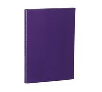 Archivador de solapa violeta A4 de 2 cm con velcro