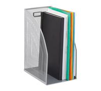 Archivador organizador de escritorio clasificador A4 revistero plateado plateado