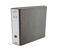 Archivador palanca olef carton jaspeado negro 4º apaisado 75mm