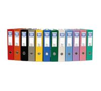ARCHIVADOR palanca UNISYSTEM CARTON FORRADO RADO Fº 65mm AZUL SERENA 6UNDS