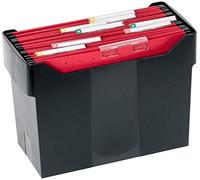 Leitz Soporte sobremesa para carpetas colgantes, negro, poliestireno, formato DIN A4, 20 carpetas