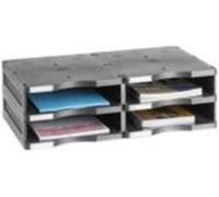 Archivo 2000 6522 ne archivador organizador poliestireno negro