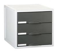 Archivo 2000 8403c gf cajonera para oficina gris, blanco plástico