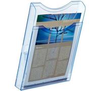 Archivo 2000 expositor archiplay de pared din a4 transparente azul