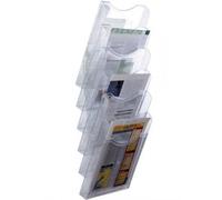 Archivo 2000 Expositor Mural Antimicrobiano Steritouch 6 Compartimentos A4 Vertical