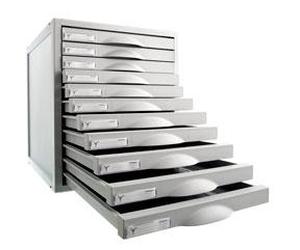 Archivo 2000 Módulo Archisystem de 11 Cajones Gris