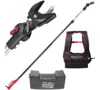 Archman HELIUM+ - Tijeras eléctricas de poda con pértiga 265 - 415 cm - 37V 8.7Ah - Diámetro de corte 35 mm