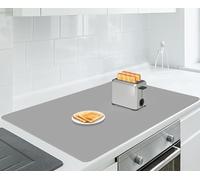 ARCHY Alfombrilla de Silicona Extra Grande 90x60x0,2 cm, Tapete de Silicona para Encimera Cocina, Protector de Resistente al Calor, Impermeable y Antideslizante, Enviado Enrollado, gris oscuro