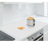 ARCHY Alfombrilla de Silicona Extra Grande 90x60x0,2 cm, Tapete de Silicona para Encimera Cocina, Protector de Resistente al Calor, Impermeable y Antideslizante, Enviado Enrollado, translúcida