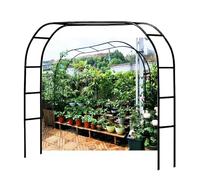 Arco de boda de jardín, enrejado independiente de 1,8 a 3 m para plantas trepadoras, arco de rosas, para interiores y exteriores, pérgola extra ancha para vides y flores