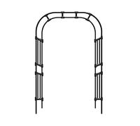 Arco de jardín, cenador de metal resistente para plantas trepadoras, enrejado de rosas, decoración al aire libre para jardines, patios y jardines, fácil montaje, perfecto para paisajismo
