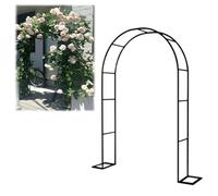 Arco de jardín resistente para plantas trepadoras, enrejado de rosas de metal, decoración de interiores y exteriores, disponible en tamaños de 140 x 230 cm, 180 x 220 cm, 240 x 220 cm, 350 x 220 cm
